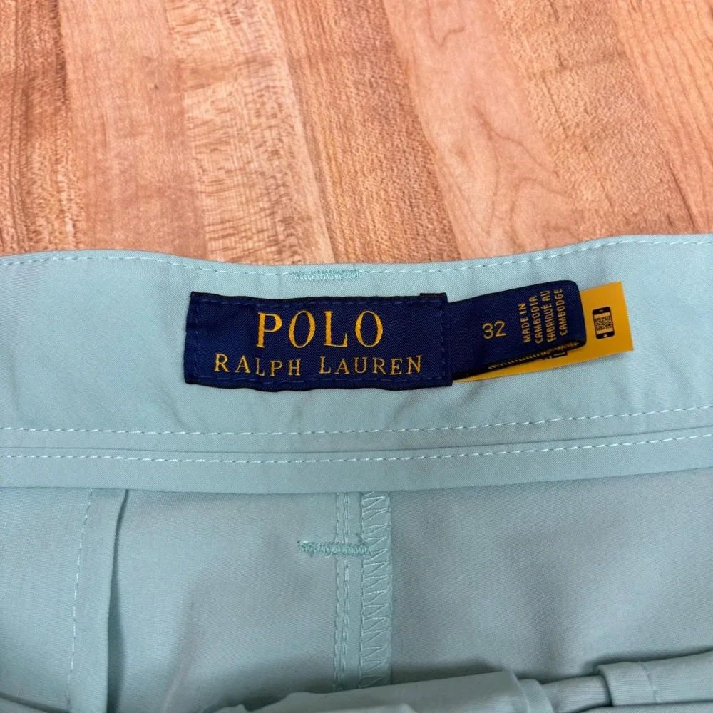 Polo‎ Ralph Lauren Shorts Mens 32 Mint Green Performance Golf Flat Front Stretch